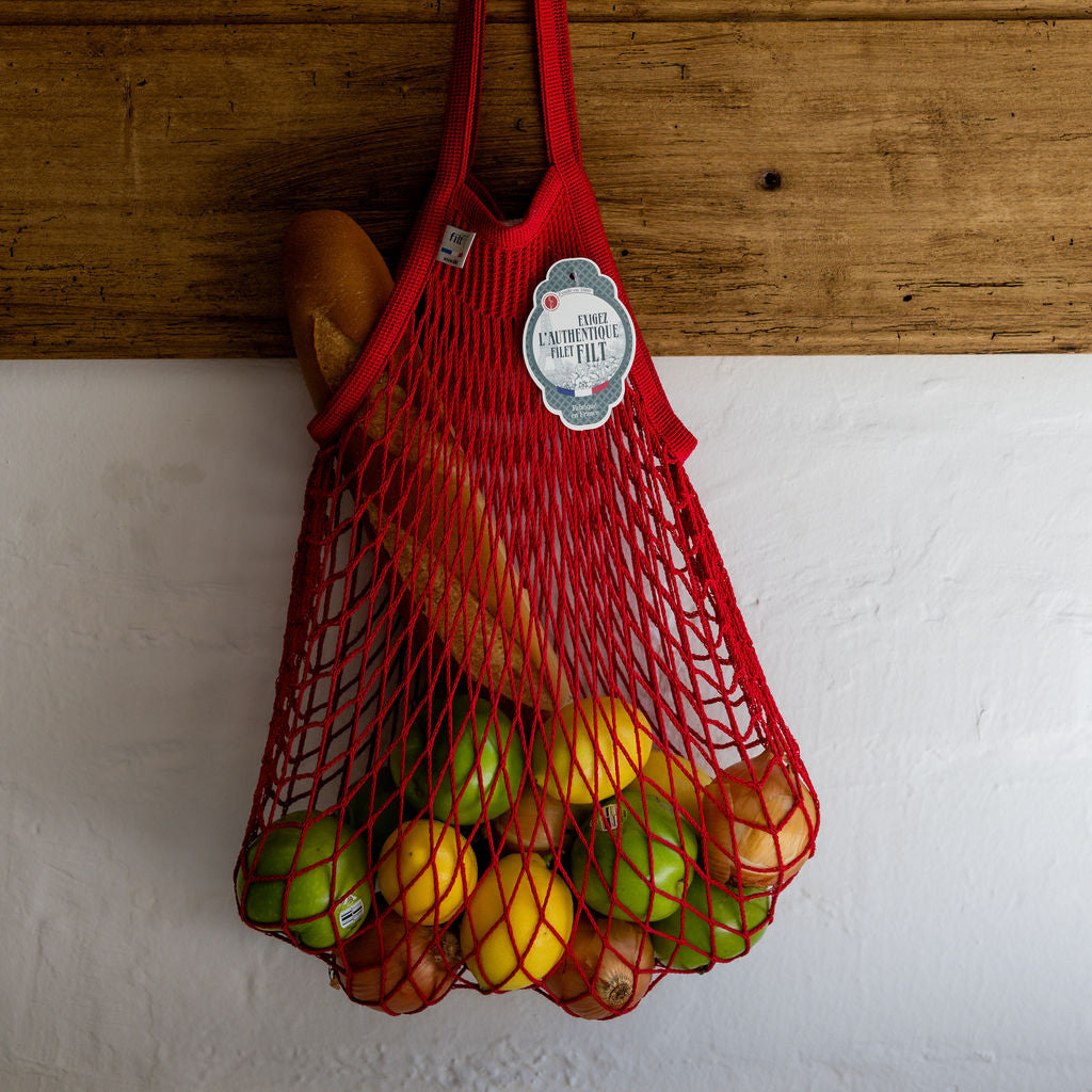 French String Bag Long Handle Rouge | Filt | Miss Arthur | Home Goods | Tasmania