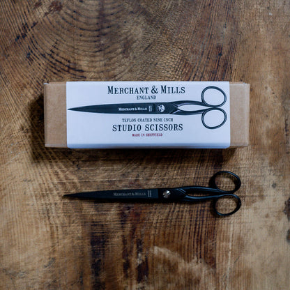 Merchant & Mills Matt Black 9" Studio Scissors | Merchant & Mills | Miss Arthur | Home Goods | Tasmania