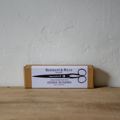 Merchant & Mills Matt Black 9" Studio Scissors | Merchant & Mills | Miss Arthur | Home Goods | Tasmania