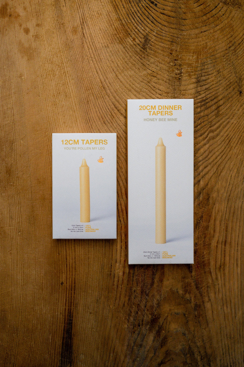 20cm Dinner Tapers - Box of 4 | Queen B | Miss Arthur | Home Goods | Tasmania