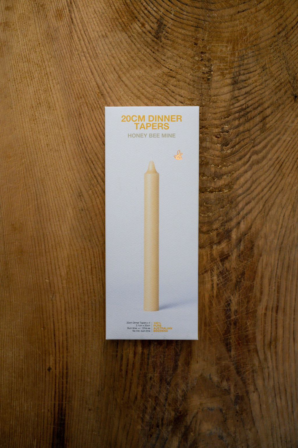 20cm Dinner Tapers - Box of 4 | Queen B | Miss Arthur | Home Goods | Tasmania