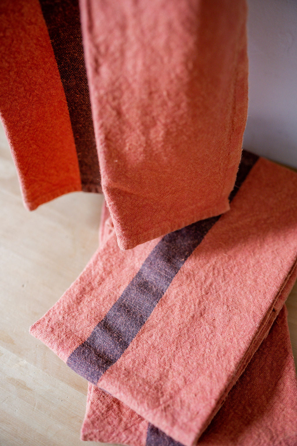 Charvet Éditions French Linen Doudou Tea Towel Terracotta | Charvet Éditions | Miss Arthur | Home Goods | Tasmania
