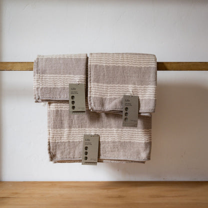 Kontex Lille Bath Towel Beige | Kontex | Miss Arthur | Home Goods | Tasmania