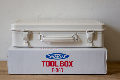Toyo Steel Trunk Toolbox White T-360 | Toyo | Miss Arthur | Home Goods | Tasmania