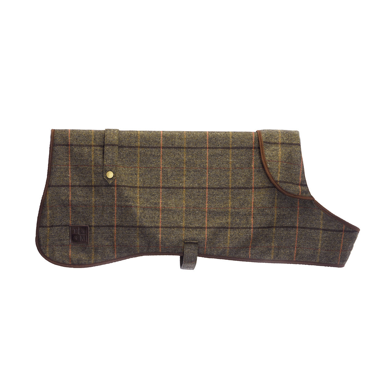 Tweed Dog Coat Green/Brown X-Small | Tweedmill Textiles | Miss Arthur | Home Goods | Tasmania