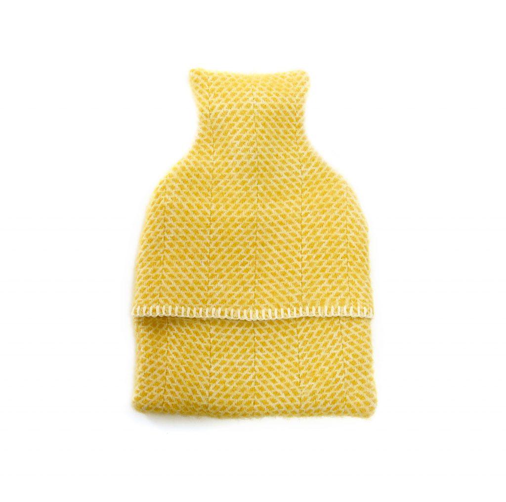 Tweedmill Textiles Hot Water Bottle Cover Beehive Yellow | Tweedmill Textiles | Miss Arthur | Home Goods | Tasmania