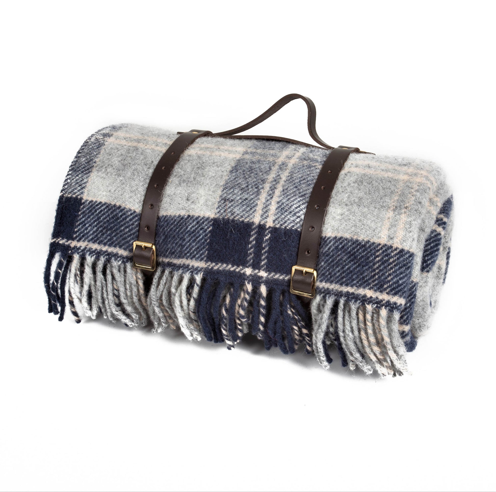 Polo Wool Rug Navy Bannockbane | Tweedmill Textiles | Miss Arthur | Home Goods | Tasmania