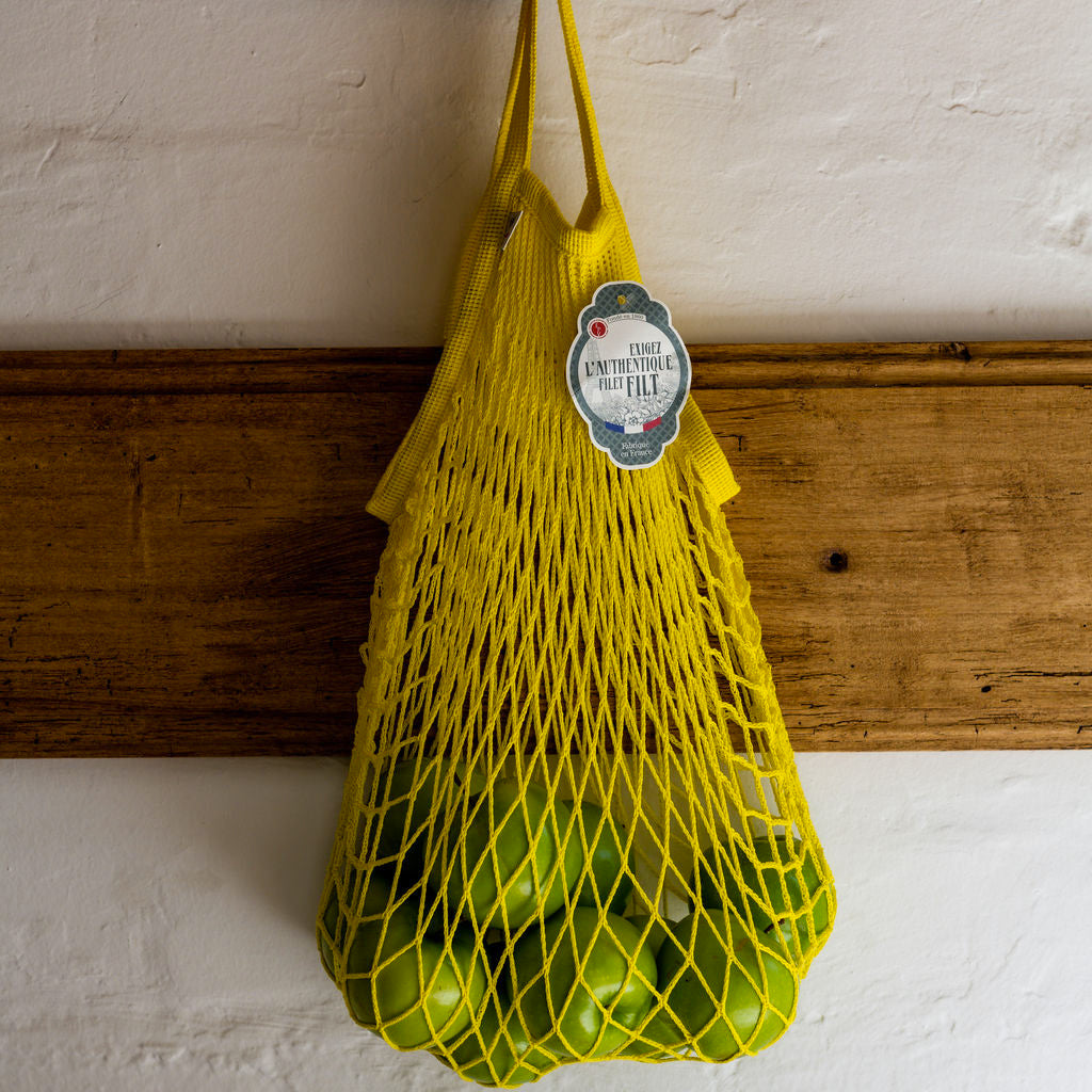 Filt French String Bag Short Handle Jaune Solarium | Filt | Miss Arthur | Home Goods | Tasmania